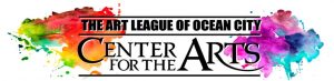 A logo for The Art League of Ocean City Center For The Arts