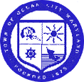 Logo for the Town of Ocean CIty Maryland with crest